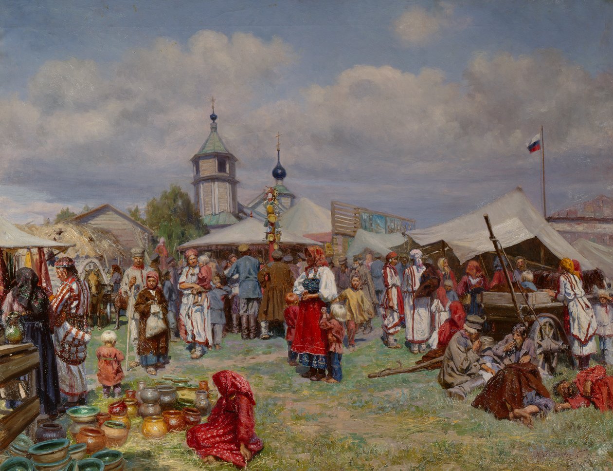 Rus Fuarı by Nicolai Karlovich Grandkovskii