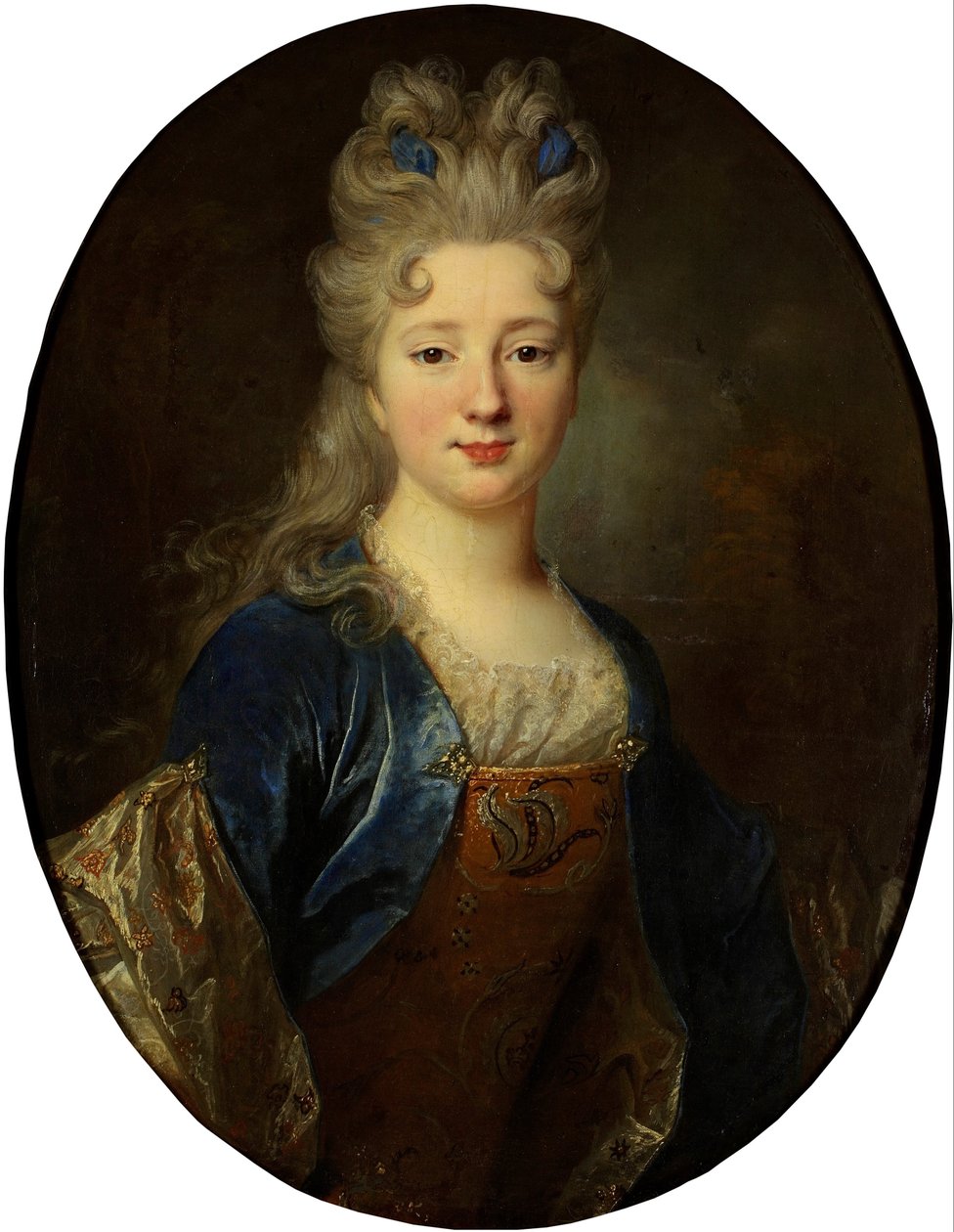 kadın portresi by Nicolas de Largillière