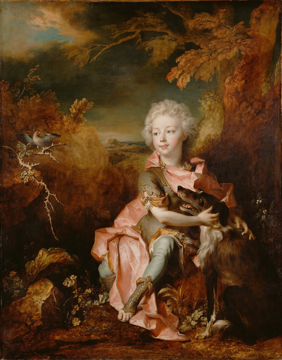 Süslü Elbiseli Bir Çocuğun Portresi by Nicolas de Largillière
