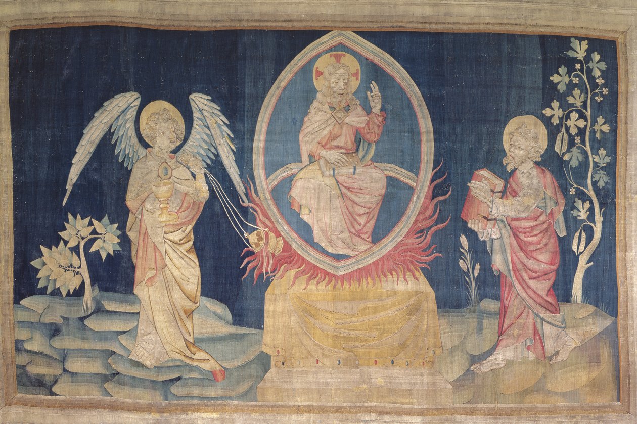 Buhurdanlı Bir Melek, No.18 of the Apocalypse of Angers, 1373-87 by Nicolas Bataille