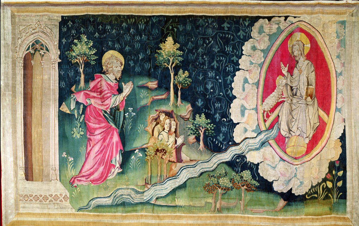 The Apocalypse of Angers'den Cennet Nehri, no.82, 1373-87 (goblen) by Nicolas Bataille
