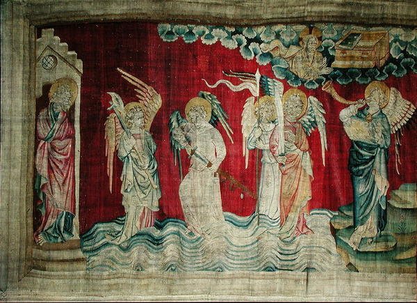 Altıncı Trompet ve Fırat Melekleri, No.25, Öfkenin Kıyametinden, 1373-87 by Nicolas Bataille