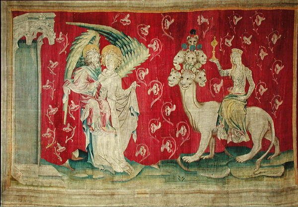 Canavara Binen Fahişe, hayır. 65, Öfkelerin Kıyametinden, 1373-87 by Nicolas Bataille