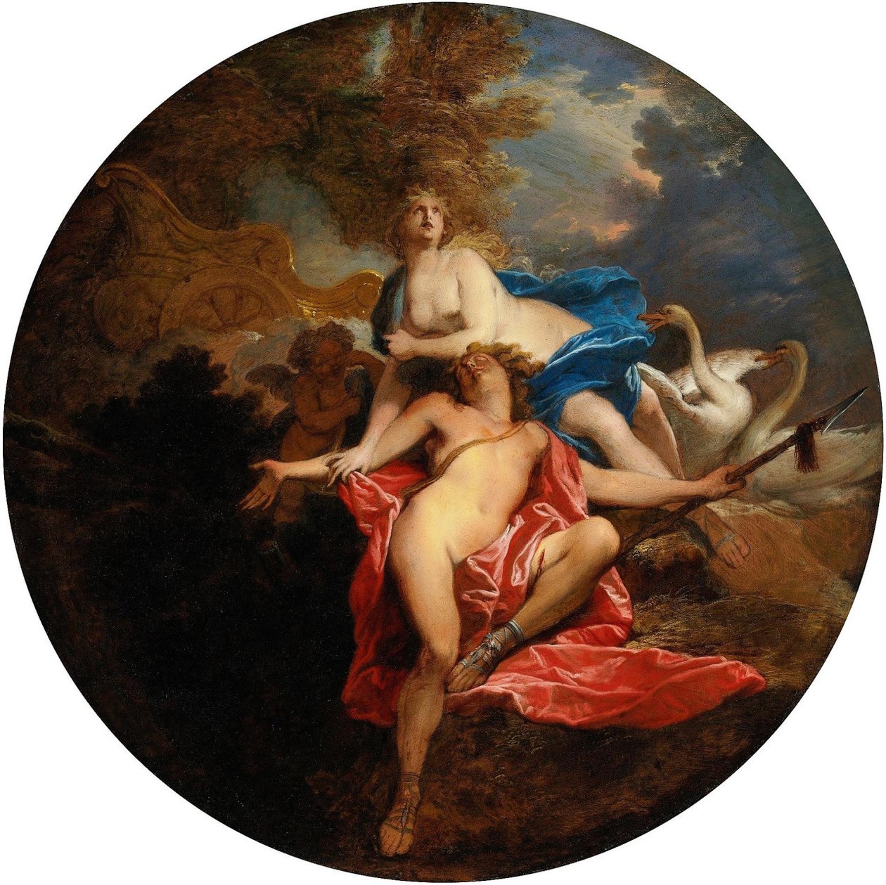  The Death of Adonisn by Nicolas Bertin