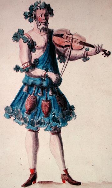 Silene Balesi Kostümü (kağıt üzerinde wc) by Nicolas Boquet