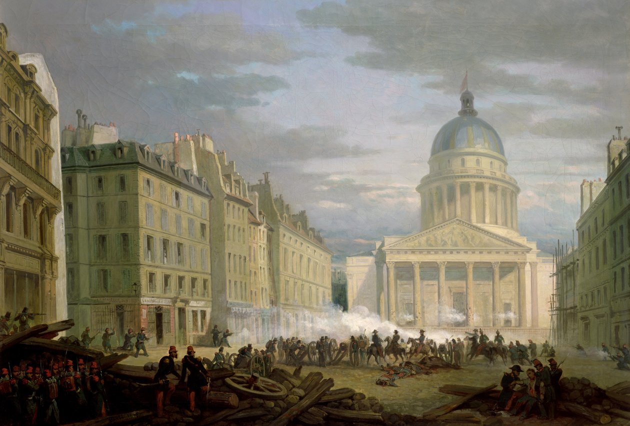 Pantheon Kuşatması, 24 Haziran 1848 by Nicolas Edward Gabe