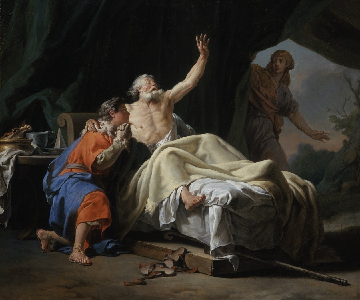Isaac Nimet Yakup, 1768   Resimler Tuval üzerine yağlıboya by Nicolas Guy Brenet