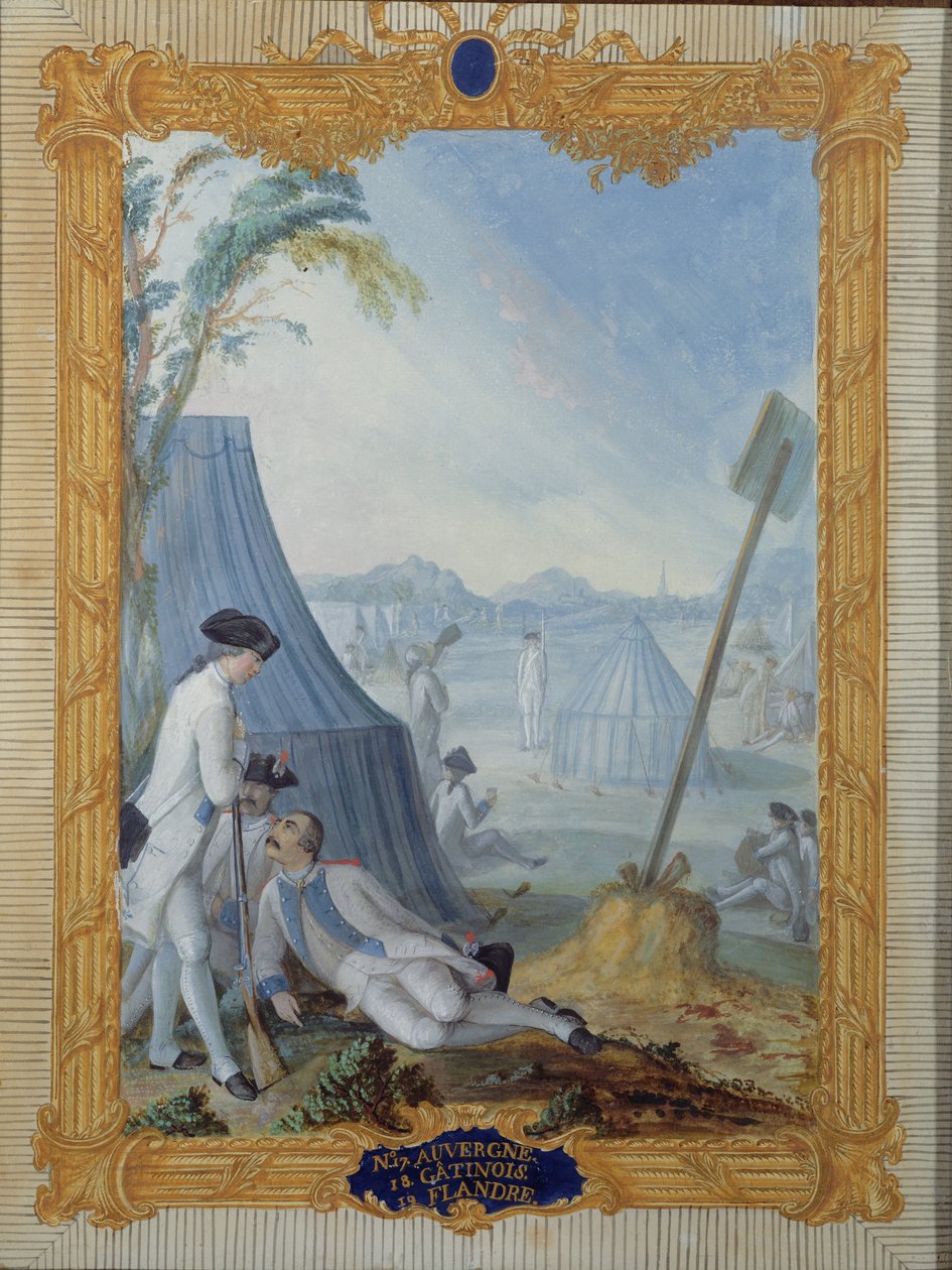 Amerikan Savaşı sırasında Fransız Piyade Üniformaları (Auvergne, Flanders ve Gatinois) by Nicolas Hoffmann