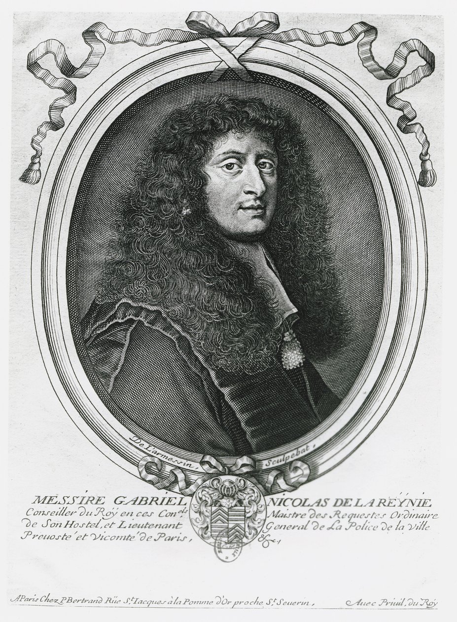 Karnac salonlarında kutsal ibis beslemek by Nicolas II de Larmessin