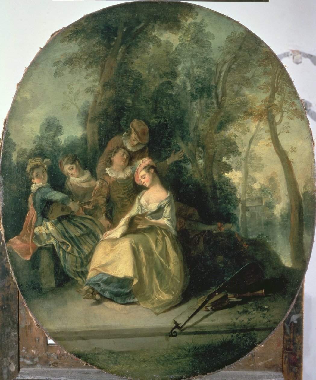 Parkta Konser, 1725 by Nicolas Lancret