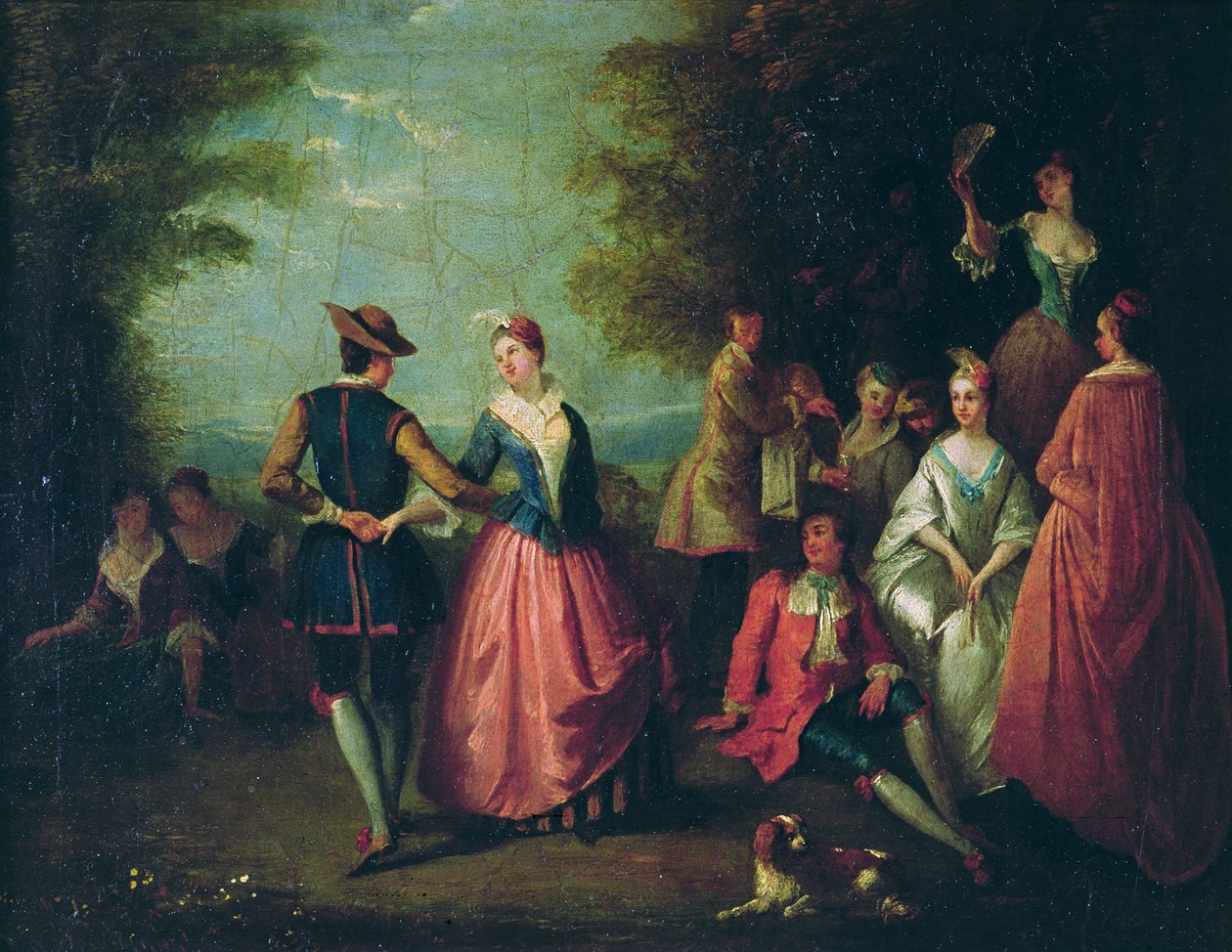 Kırsal Eğlence by Nicolas Lancret