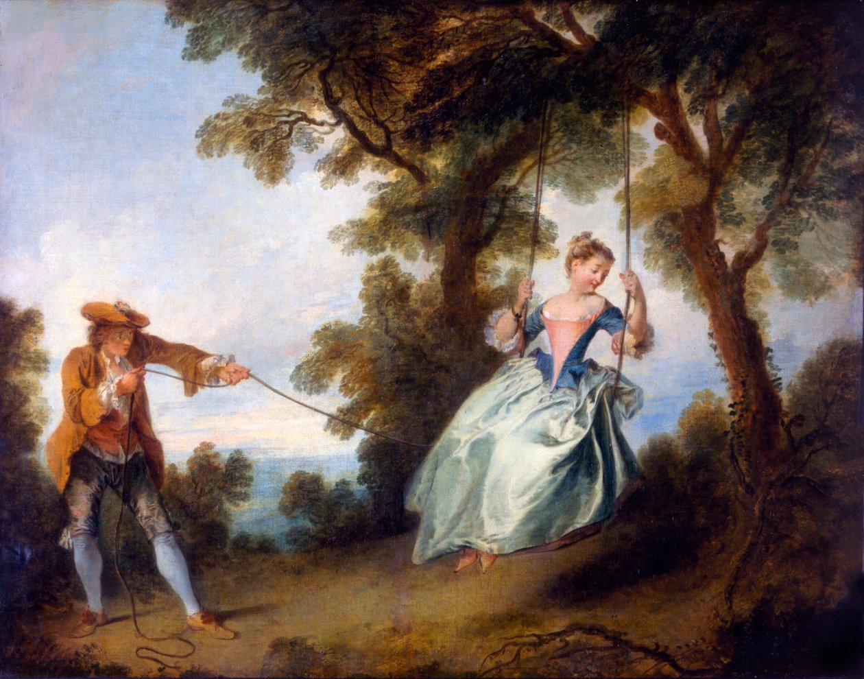 Salıncak, 1730 by Nicolas Lancret