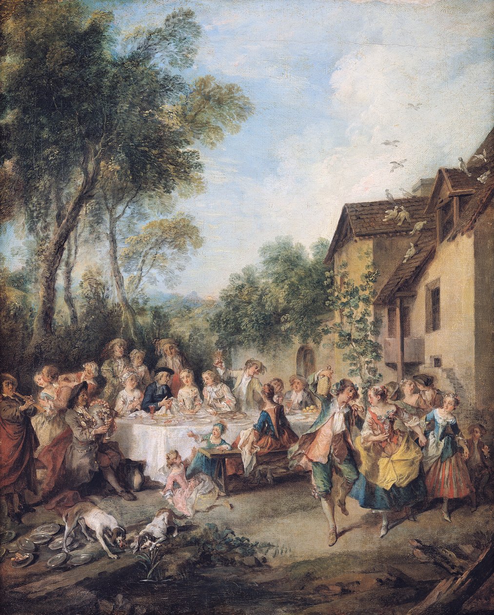 Köyde Düğün Şöleni by Nicolas Lancret