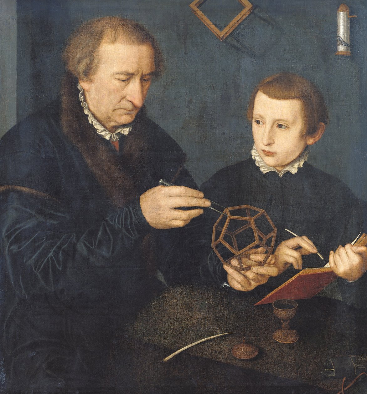 Johann I Neudorfer ve Oğlu, 1561 by Nicolas Neufchatel