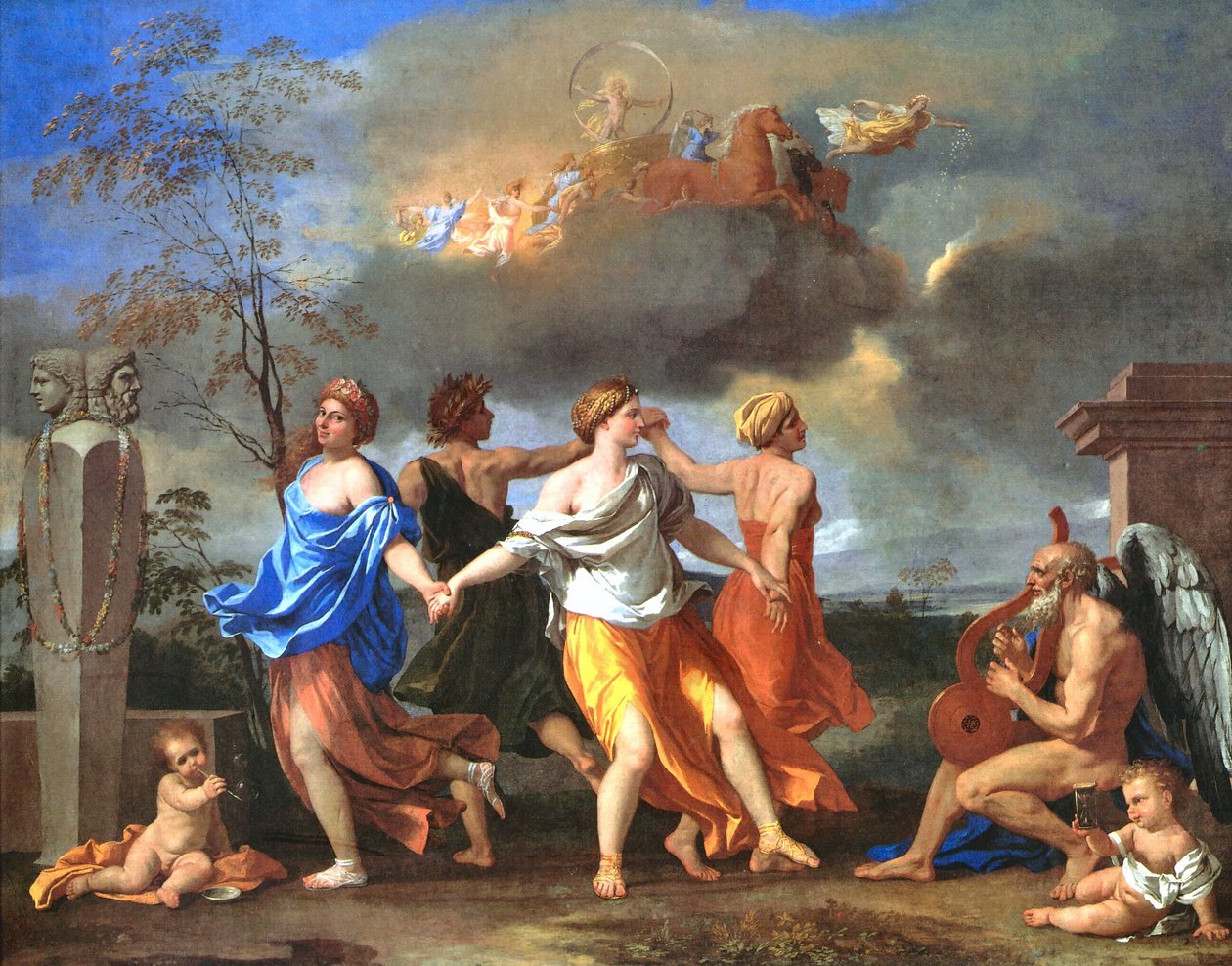 Zamanın Müziğiyle Dans by Nicolas Poussin