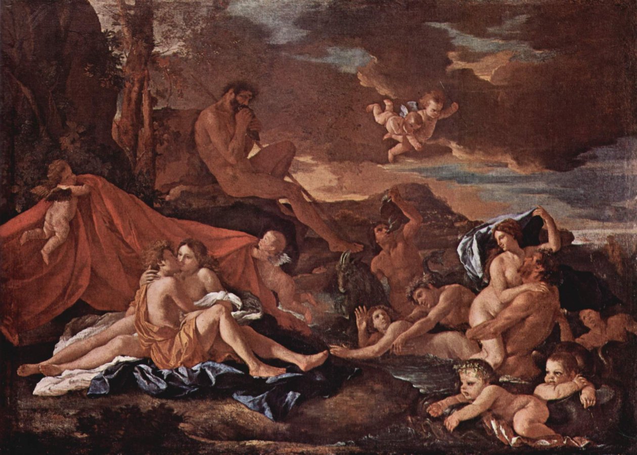 Akis ve Galathea by Nicolas Poussin