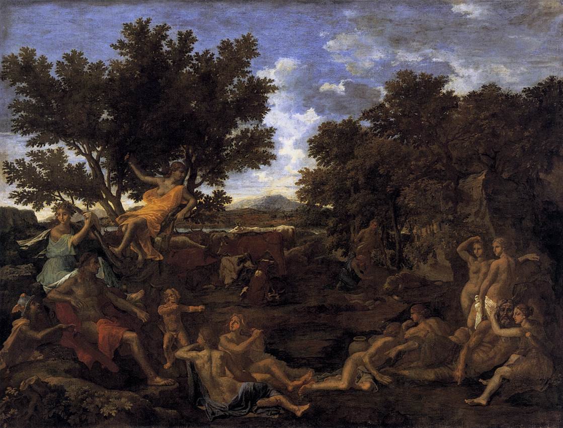 Apollon ve Defne by Nicolas Poussin