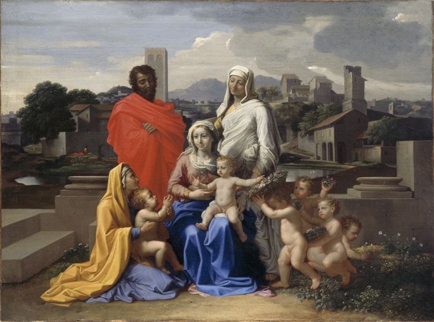 kutsal Aile by Nicolas Poussin