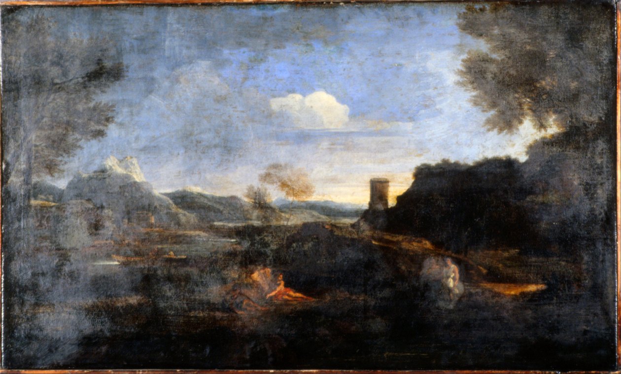 Manzara by Nicolas Poussin