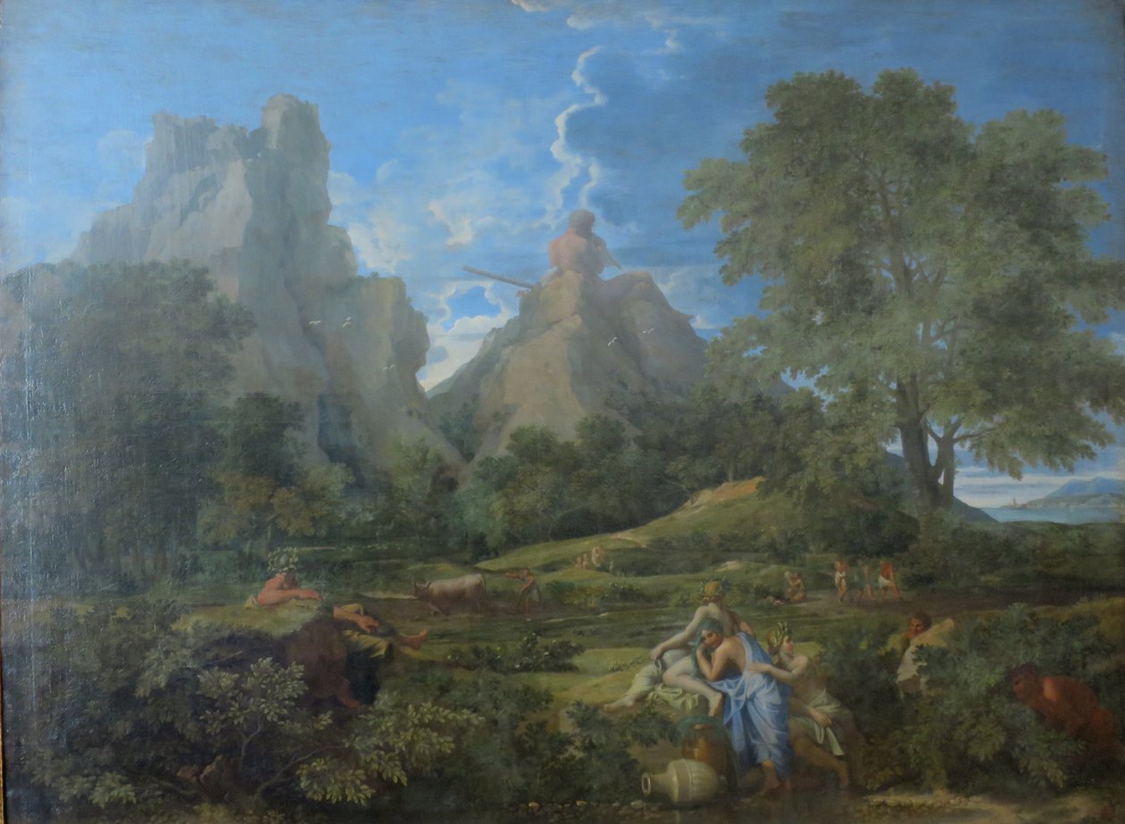 Polyphemus ile manzara by Nicolas Poussin