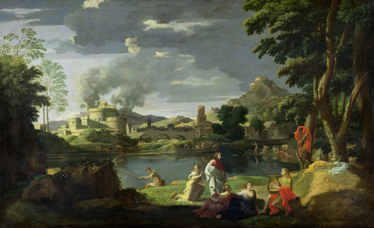 Orpheus ve Eurydice by Nicolas Poussin