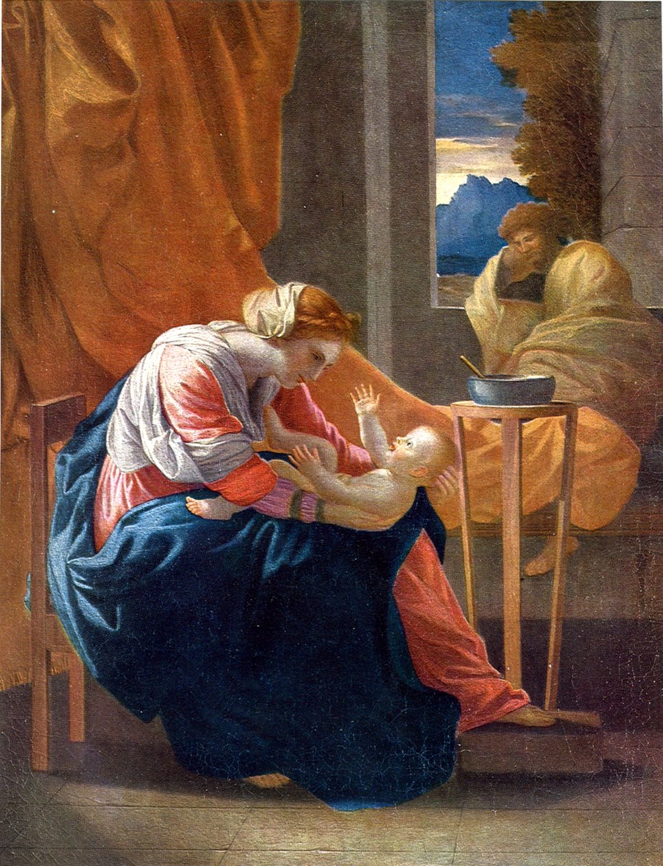 Kutsal Aile by Nicolas Poussin