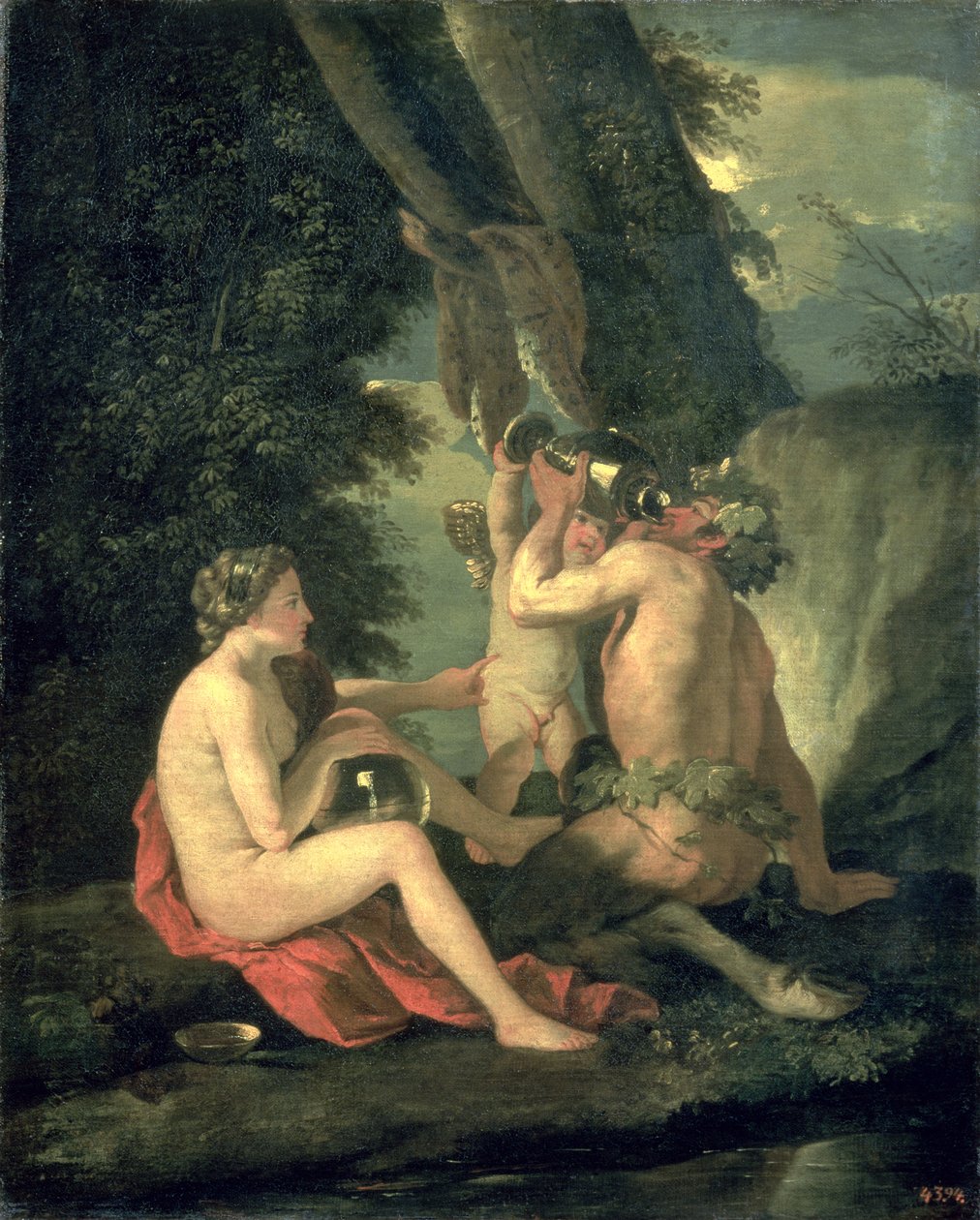 Satyr ve Peri, 1630 by Nicolas Poussin