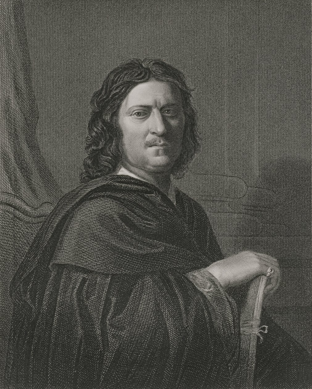 Kendi Portresi, James Posselwhite (1798-1884) pub tarafından oyulmuş. tarafından William Mackenzie by Nicolas Poussin