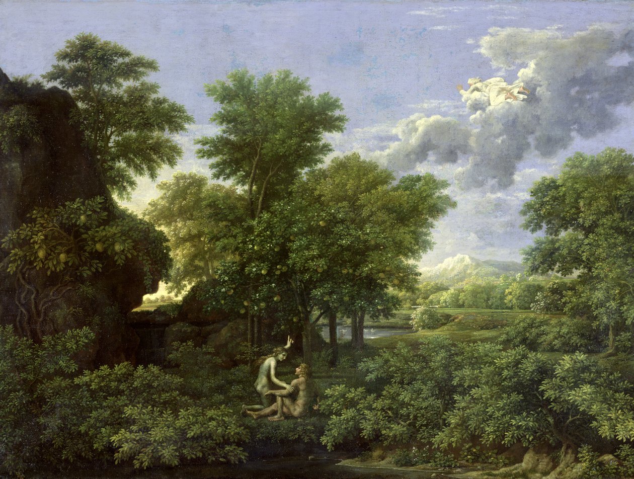 Bahar veya Cennet Bahçesi by Nicolas Poussin