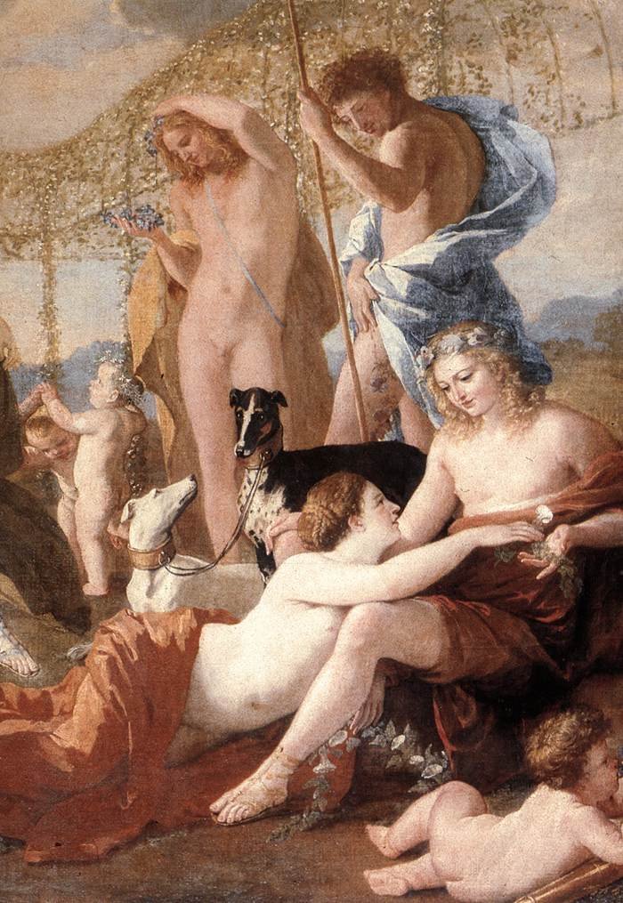 Flora İmparatorluğu (detay) by Nicolas Poussin