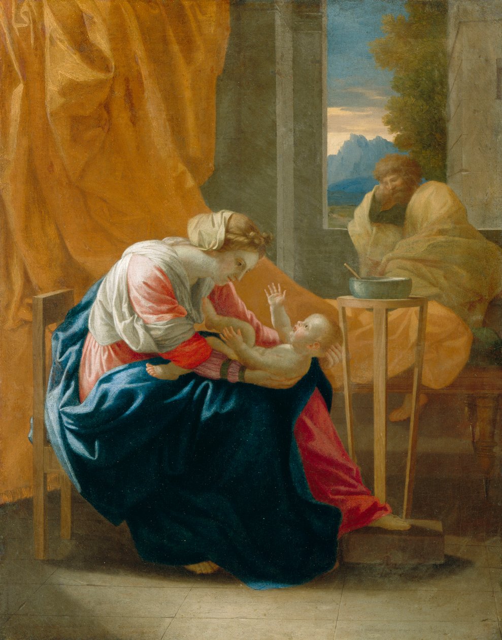 Kutsal Aile, 1641 by Nicolas Poussin