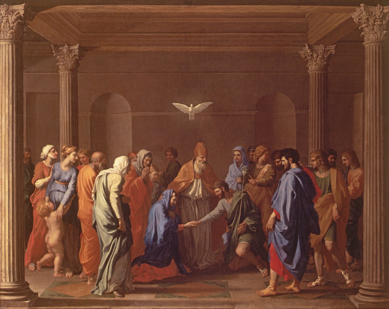 Bakirenin Evliliği, c.1638-40 by Nicolas Poussin
