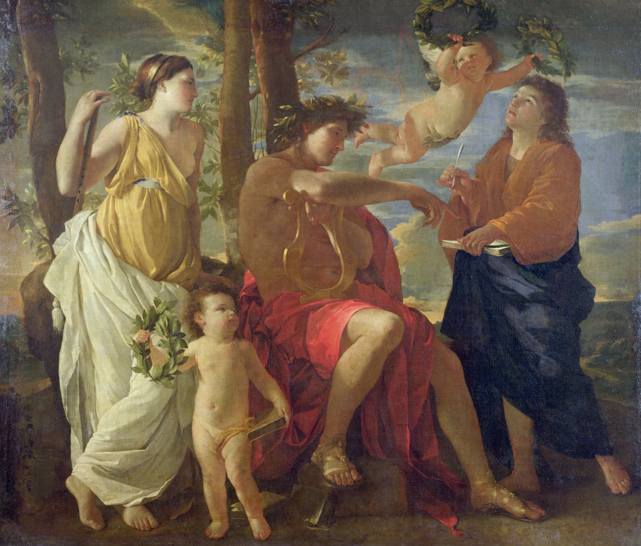 Şairin İlhamı by Nicolas Poussin