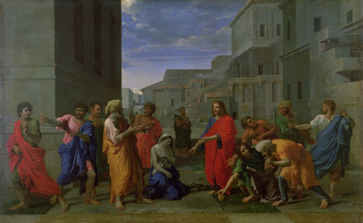 Zina Edilen Kadın, 1653 by Nicolas Poussin