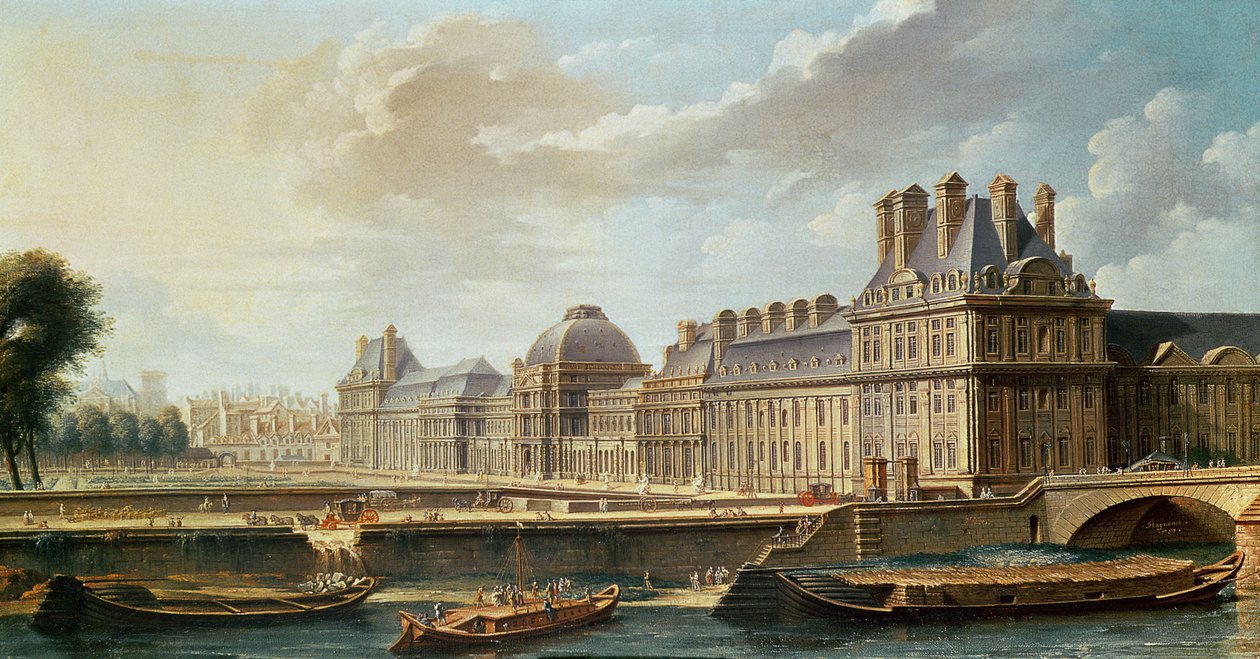 Tuileries Sarayı ve Bahçesi, 1757 by Nicolas Raguenet