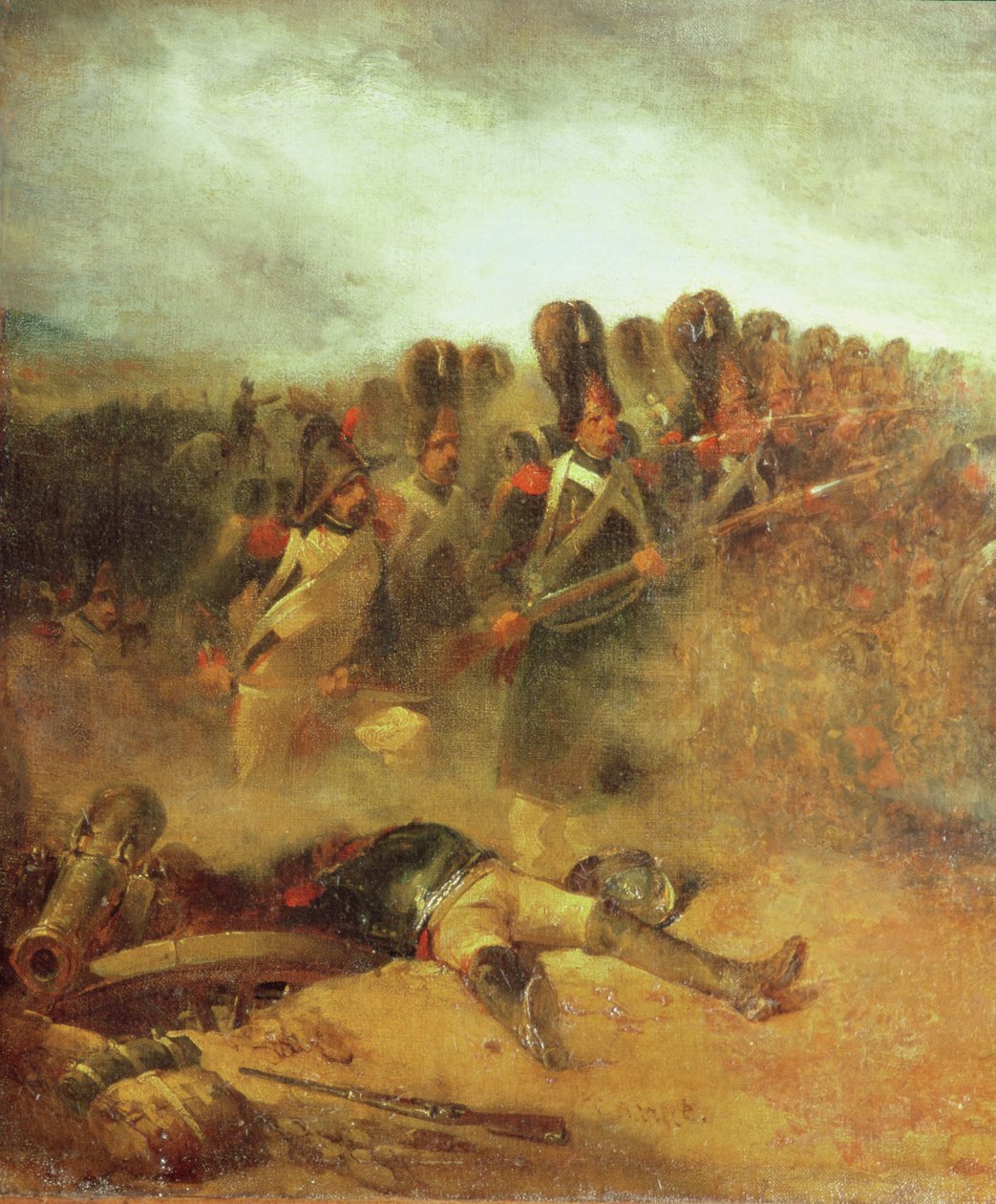 Waterloo Savaşı, 18 Haziran 1815 by Nicolas Toussaint Charlet