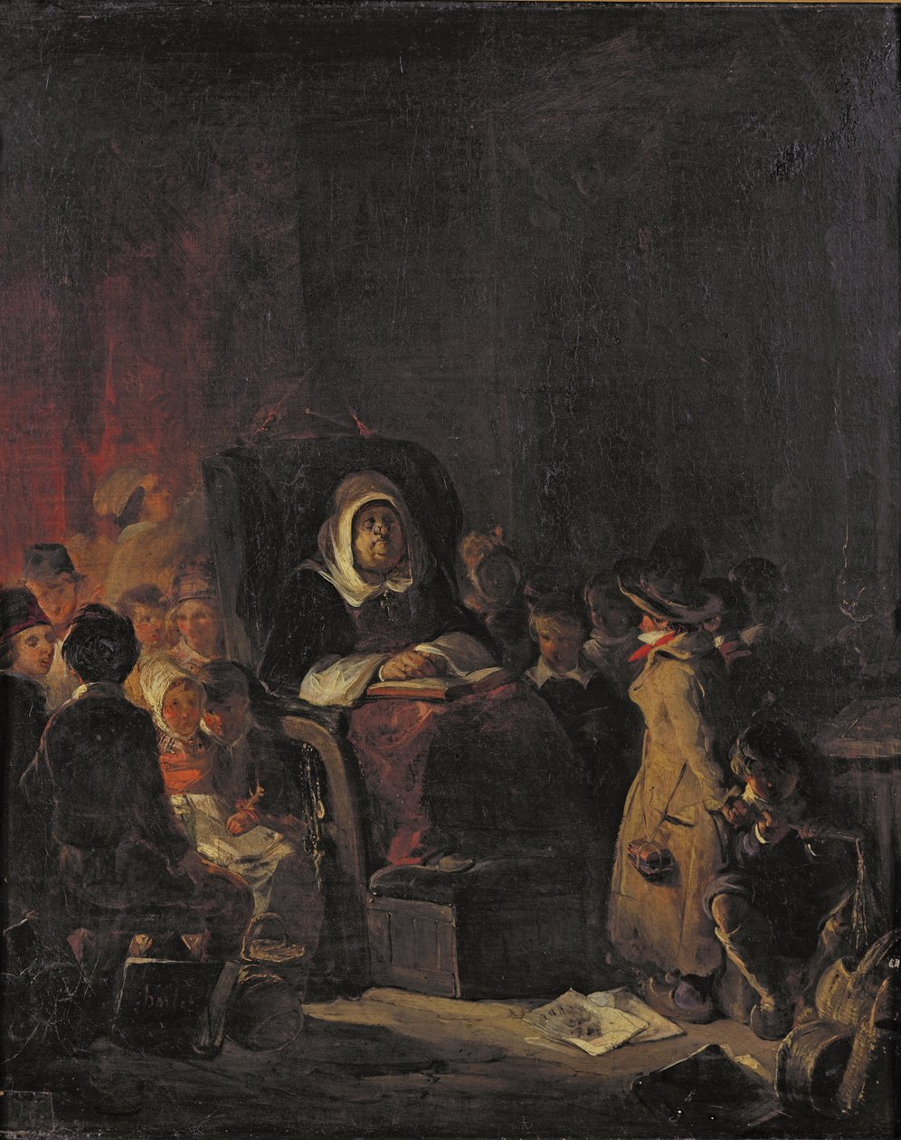okul müdiresi by Nicolas Toussaint Charlet