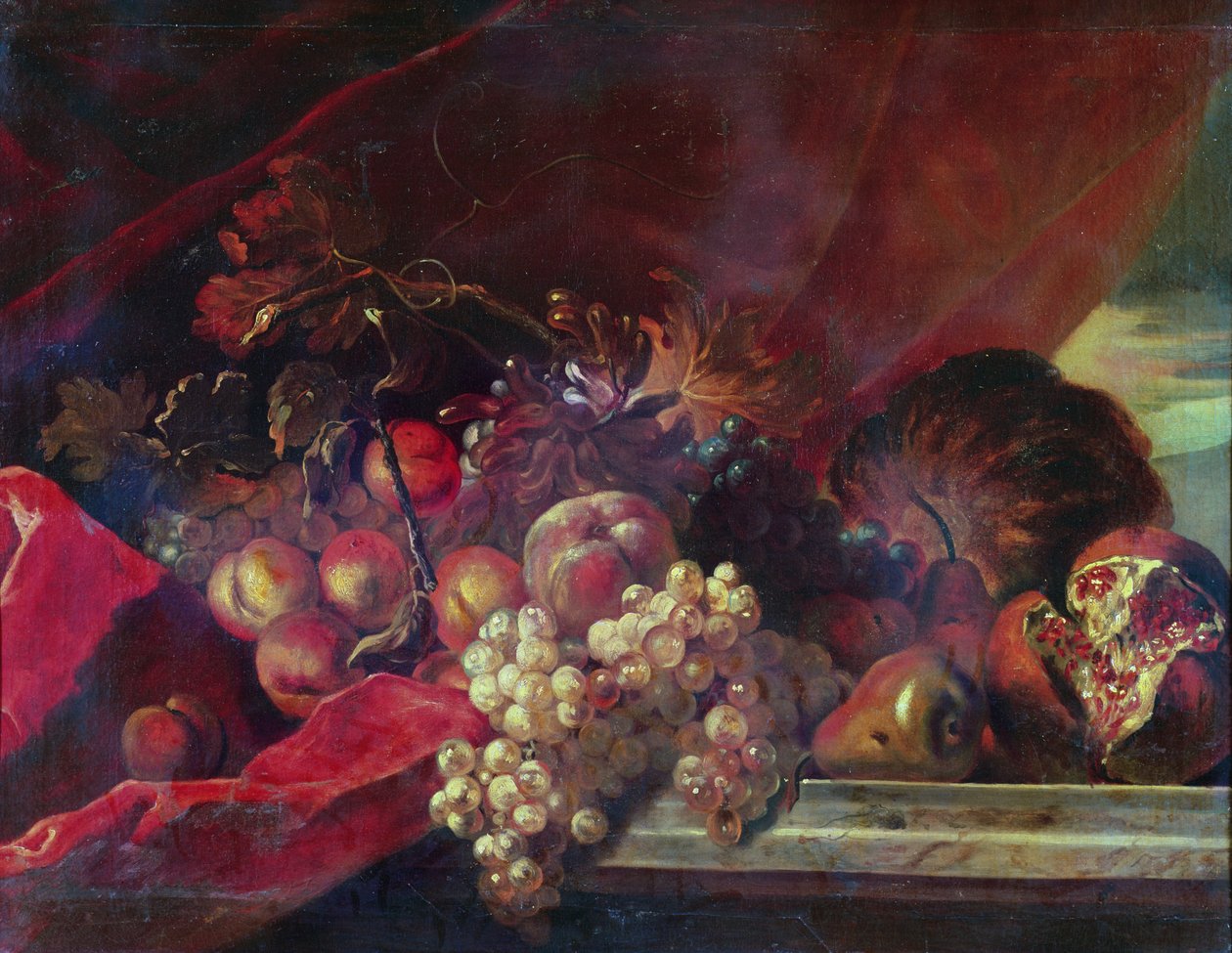 meyve natürmort by Nicolas de Largillière