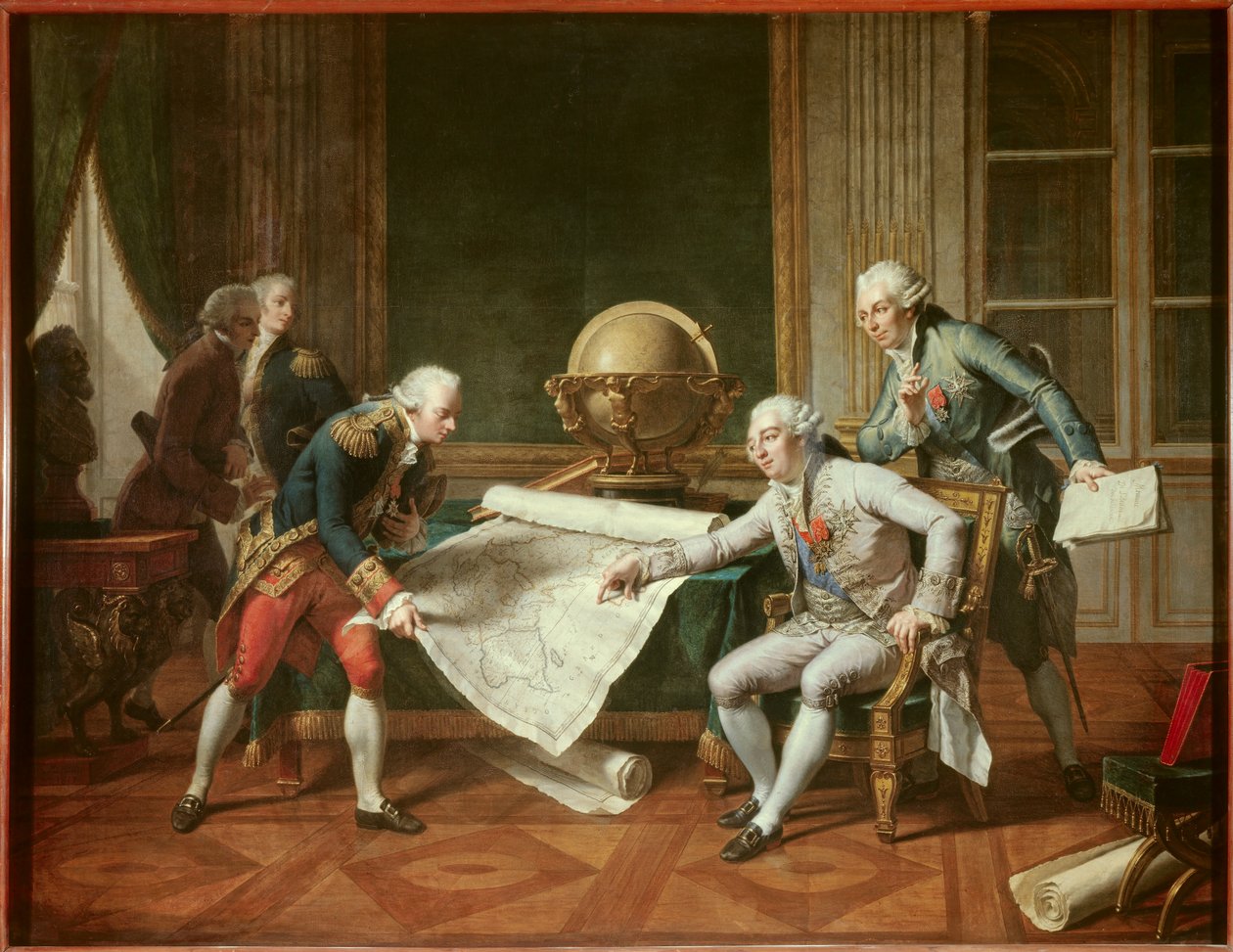 Fransa Kralı Louis XVI (1754-1793), La Perouse Kontu Kaptan Jean-Francois Galaup