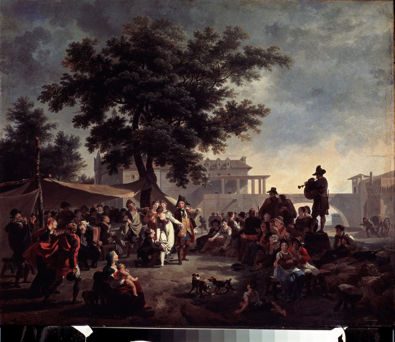 Rustik Kır Düğünü. Nicolas Antoine Taunay