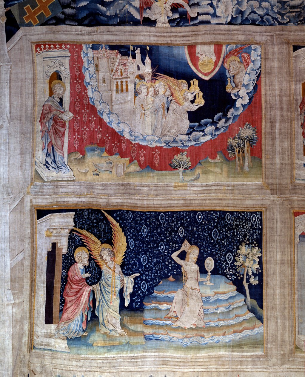 Vahiy Perdesi (1373 -1383) No. 64: Bir melek, Yuhanna