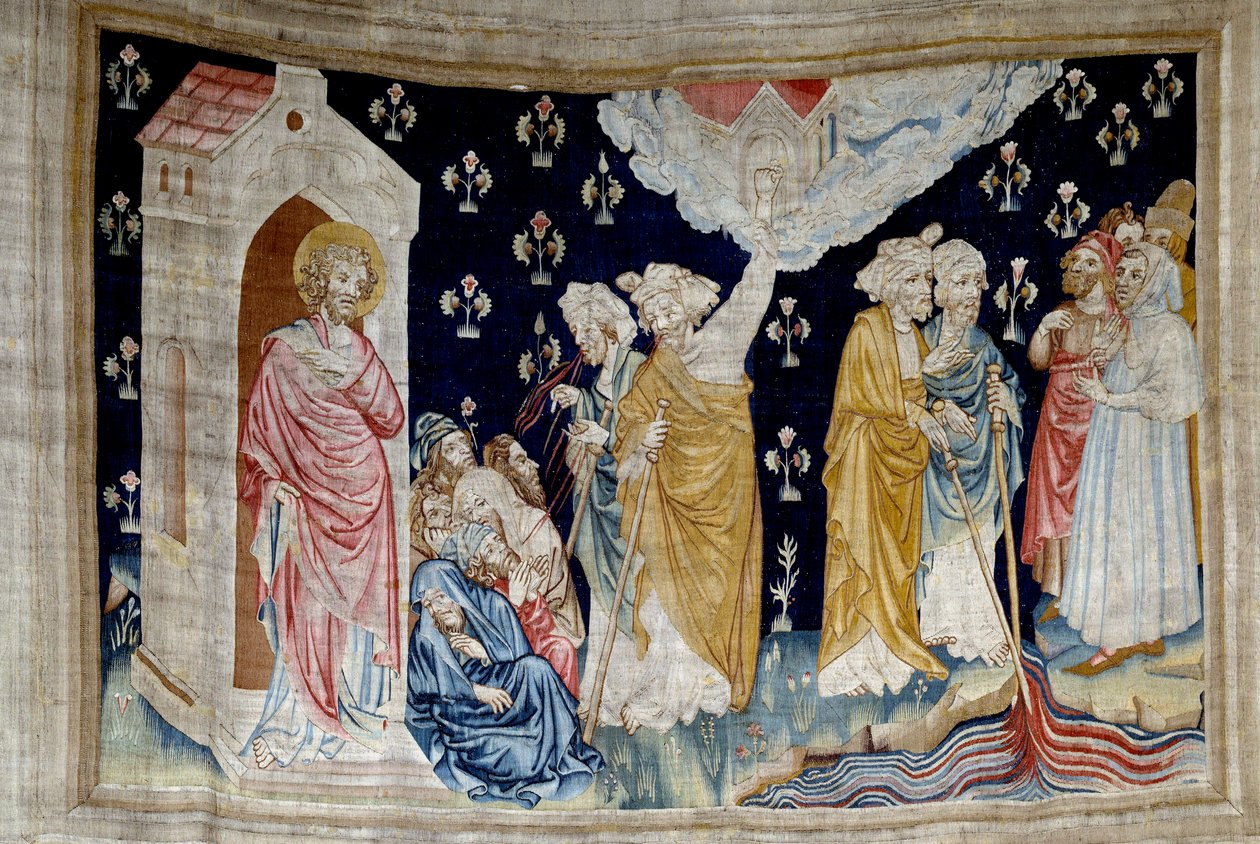 Vahiy Asılması (1373 -1383), n. 28: mucize. Fideleler Allah