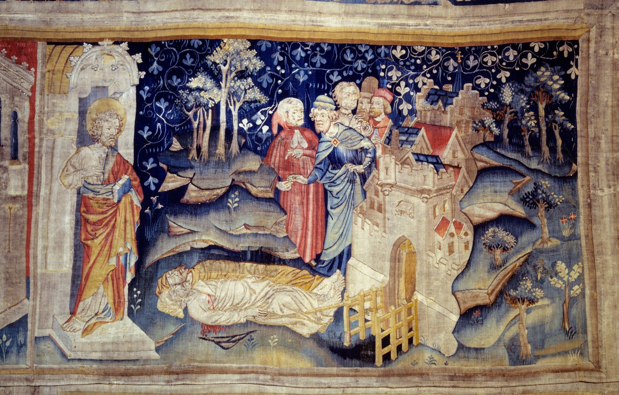 Vahyin Asılması (1373 -1383), n. 30: Yerdeki Ölüler. Nicolas Bataille
