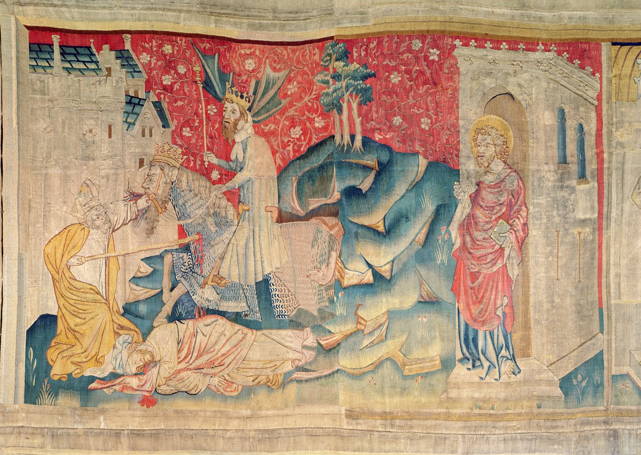 İki Şahidin Ölümü, 1373-87 (goblen) by Nicolas Bataille