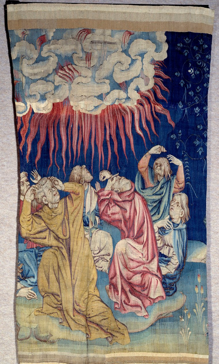 Vahiy perdesi (1373 -1383): göğün ateşi (karanlık). Nicolas Bataille