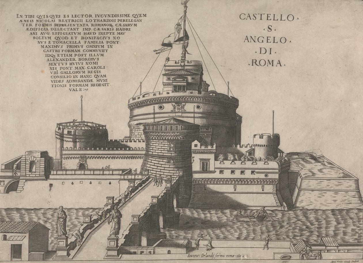 Roma S. Angelo Kalesi by Nicolas Beatrizet