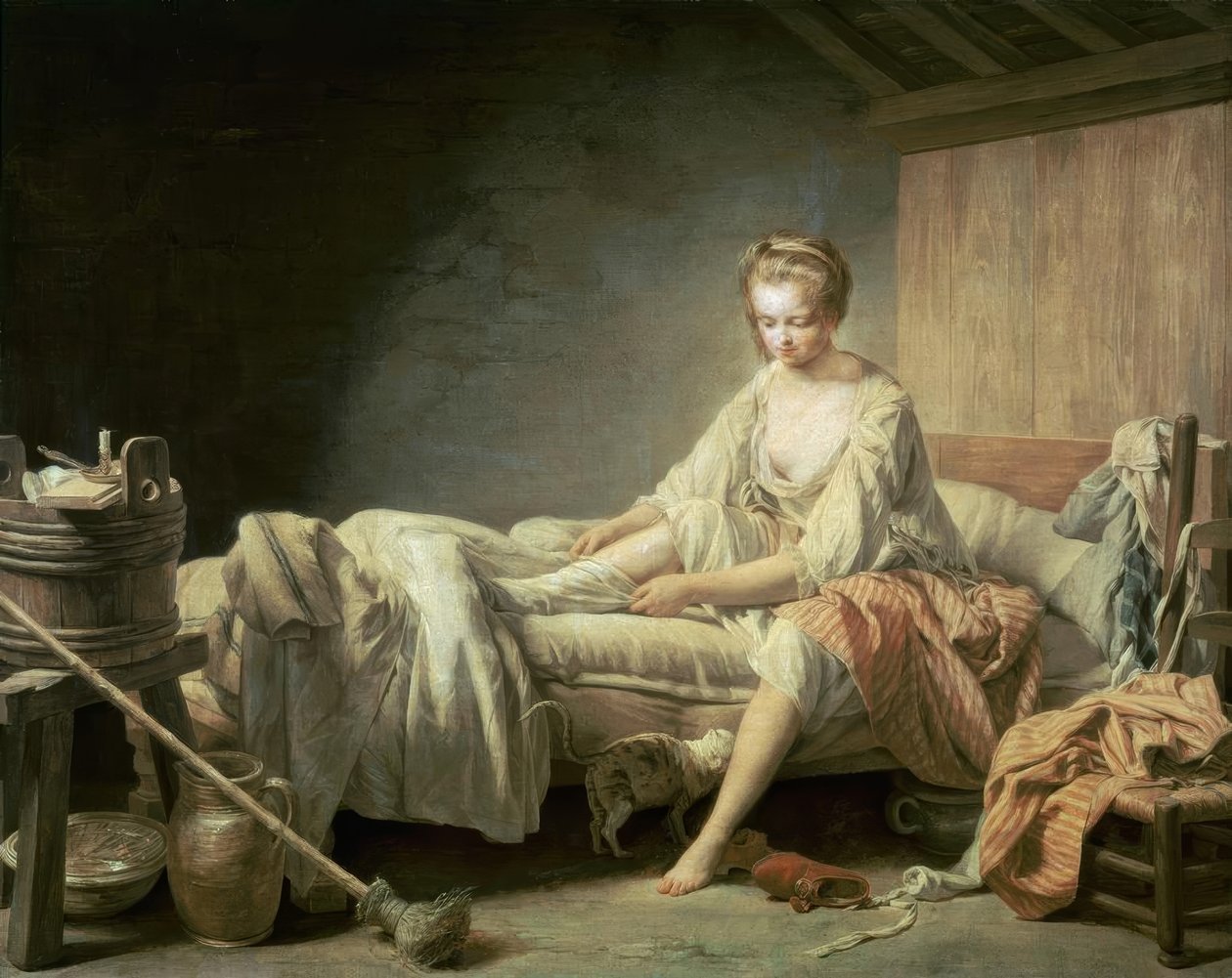 Le Lever de Fanchon by Nicolas Bernard Lepicie