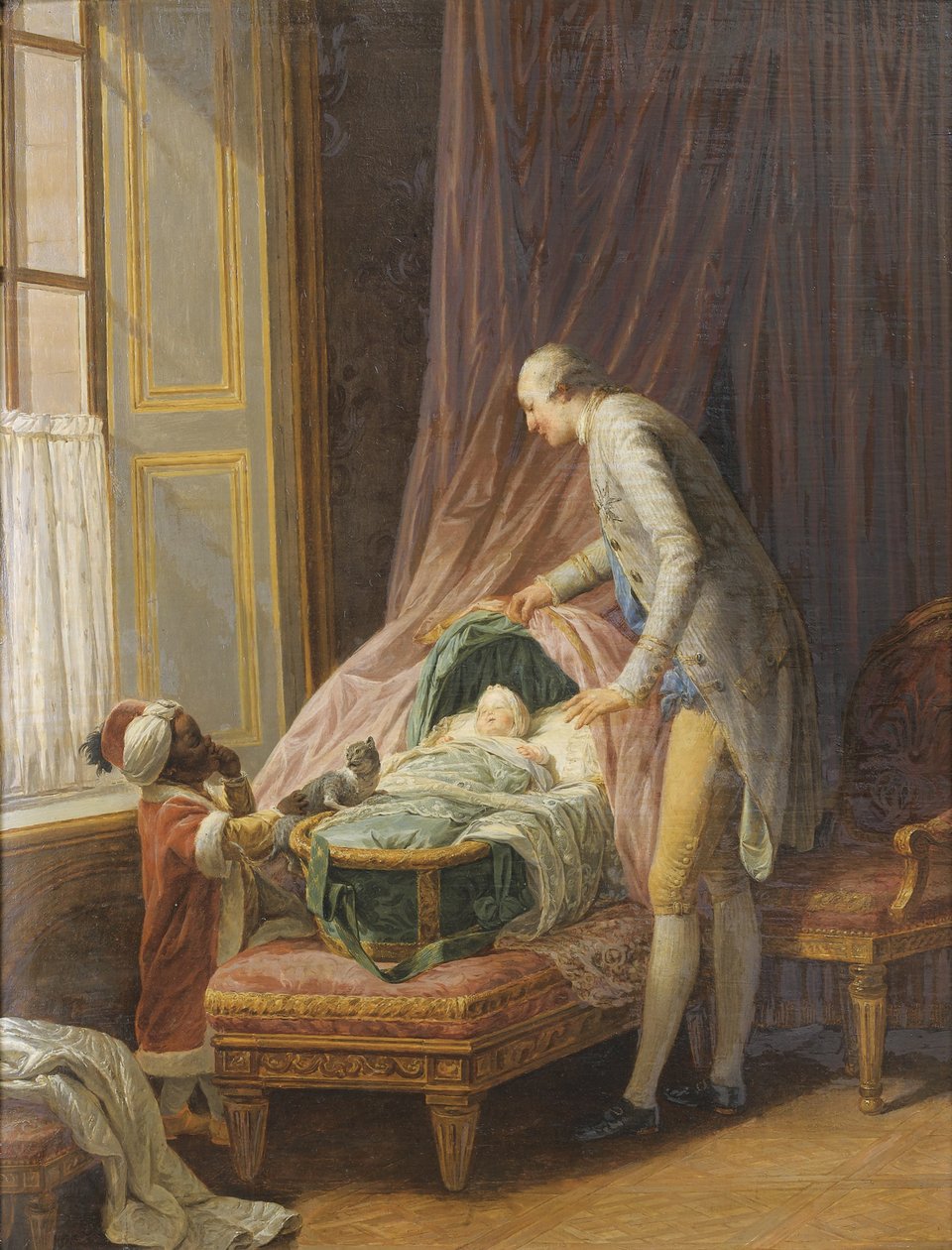Louis Philippe Joseph dOrléans 1747-1793, Beşikte, 1774 by Nicolas Bernard Lepicie