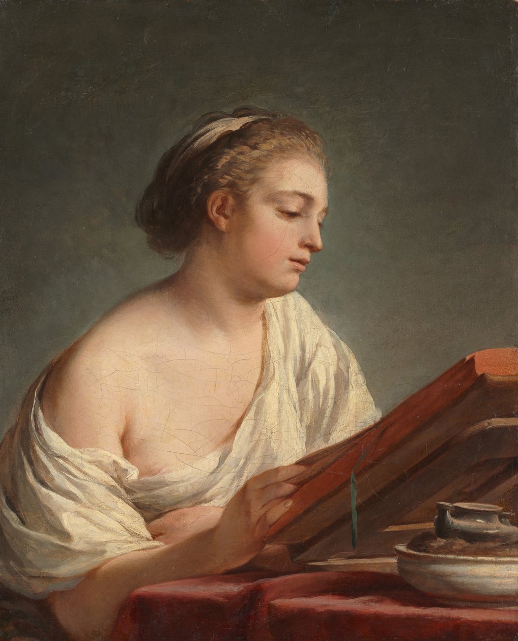 Kadın Okuma, 1769 by Nicolas Bernard Lepicie