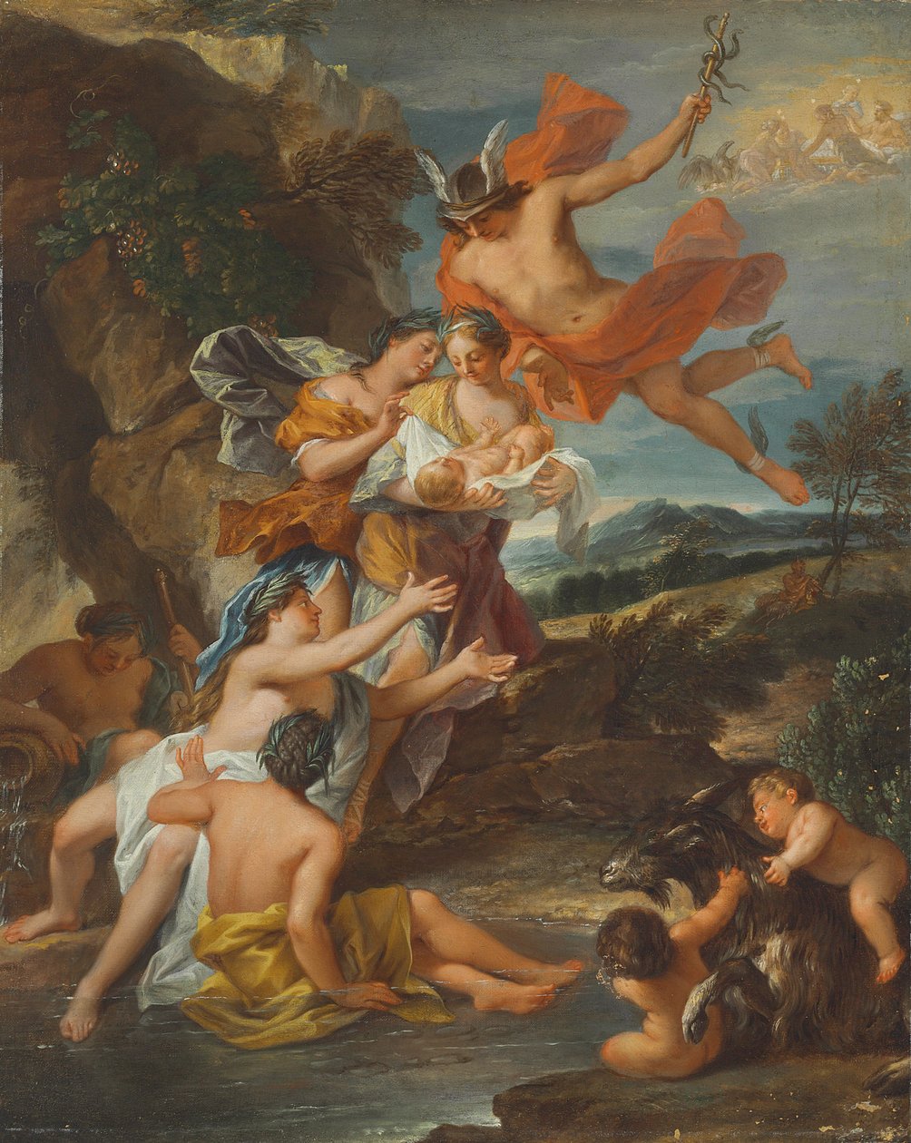Merkür, bebek Bacchus
